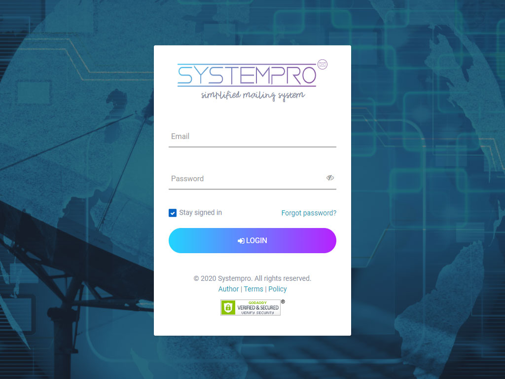 Systempro Mailing System